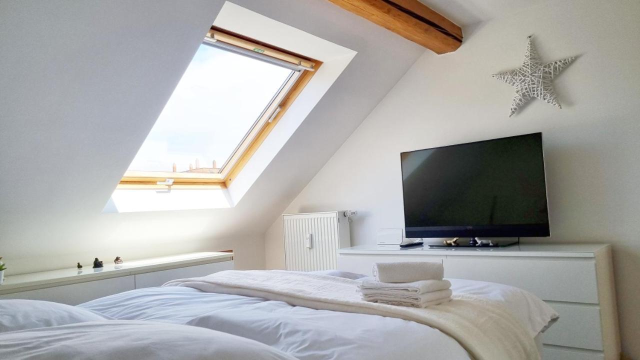 Wohnung Famous, 100Qm, Klima, Loggia, 24H Checkin, Bis 5 Personen Braunschweig Exteriör bild