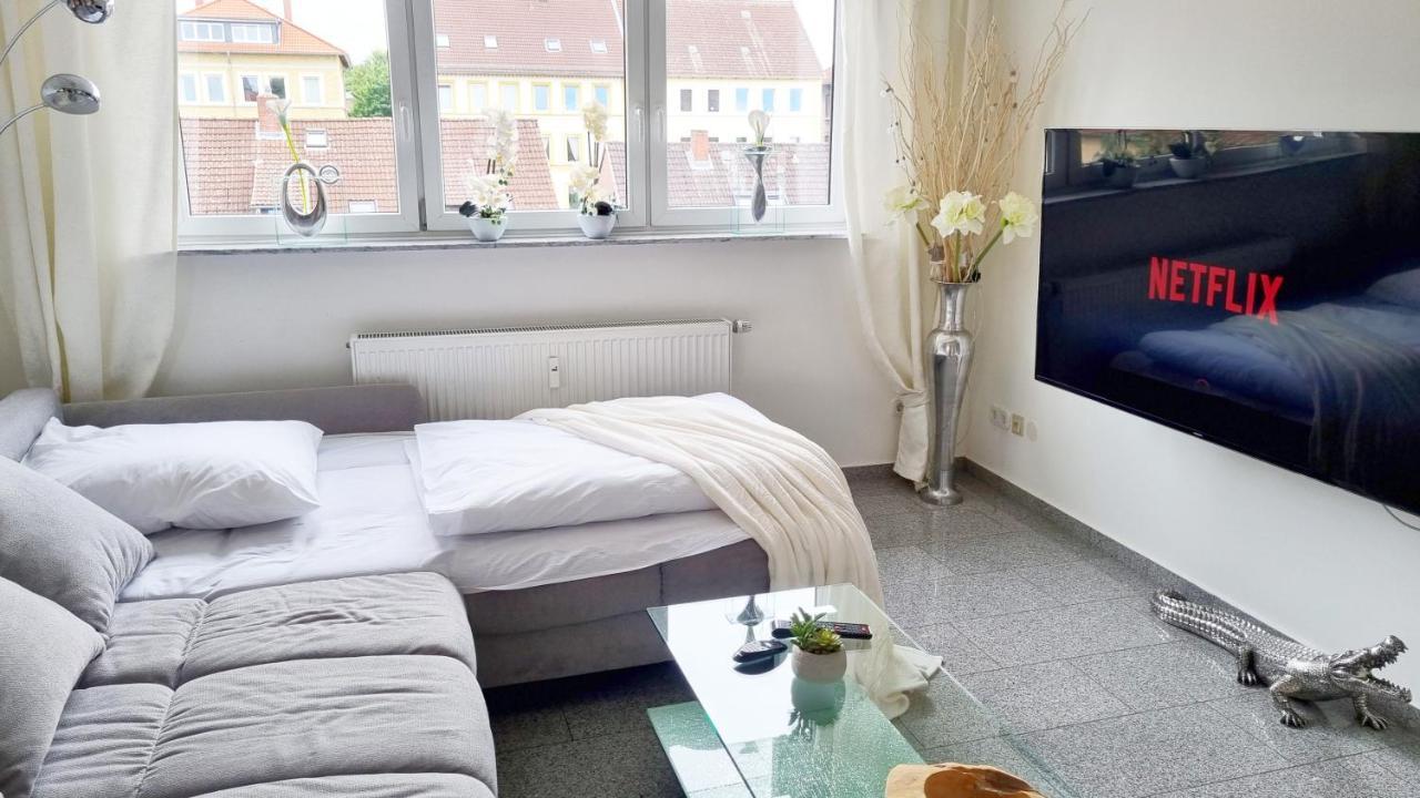 Wohnung Famous, 100Qm, Klima, Loggia, 24H Checkin, Bis 5 Personen Braunschweig Exteriör bild