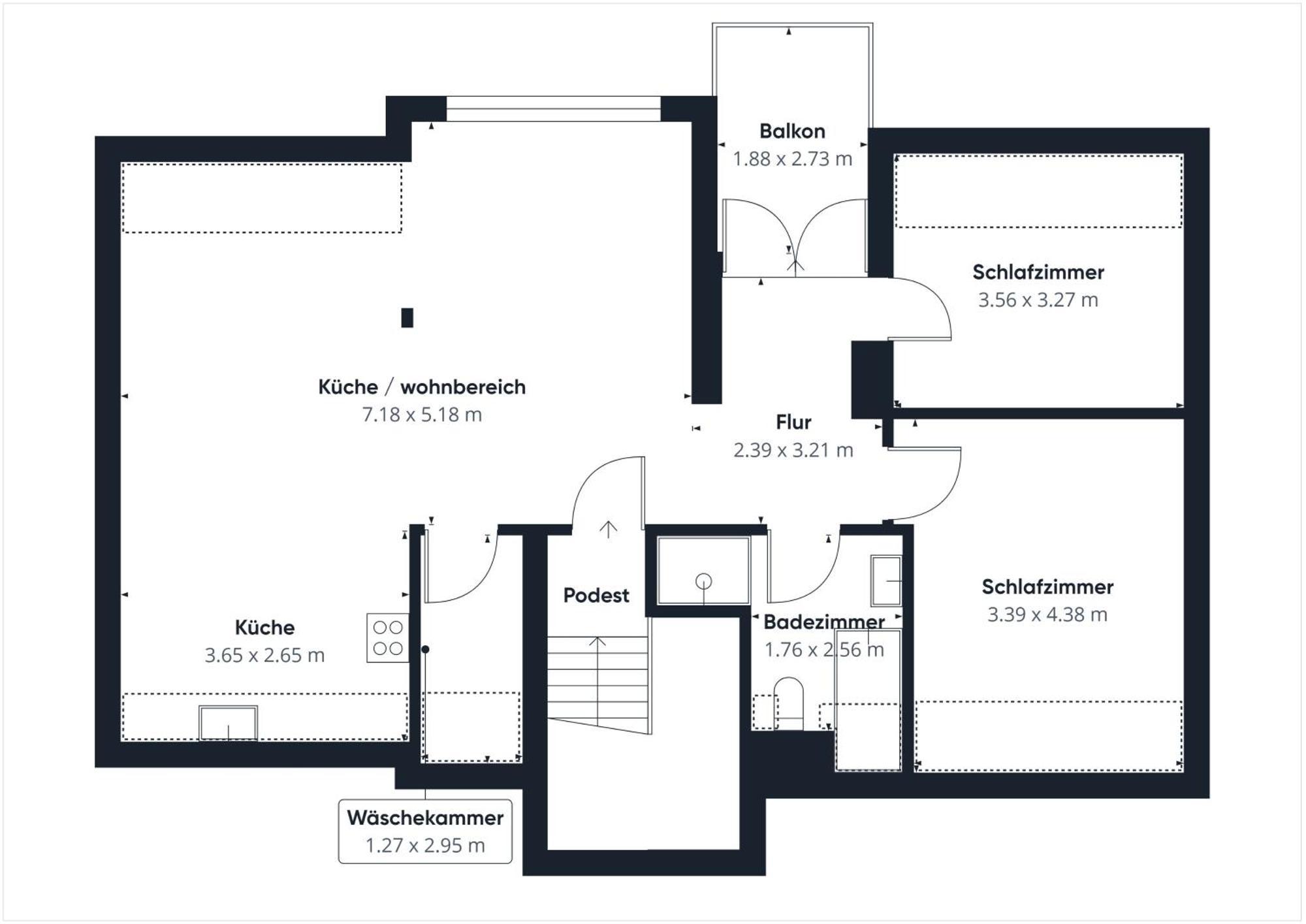 Wohnung Famous, 100Qm, Klima, Loggia, 24H Checkin, Bis 5 Personen Braunschweig Exteriör bild